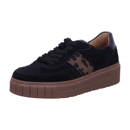 Gabor Schnürschuh 6017 02 Sneaker low H in black/sand