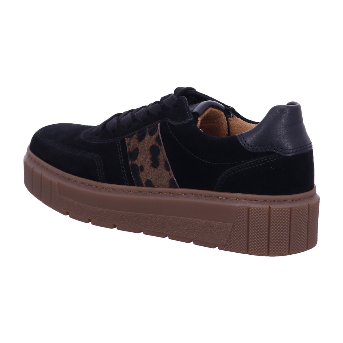 Gabor Schnürschuh 6017 02 Sneaker low H in black/sand