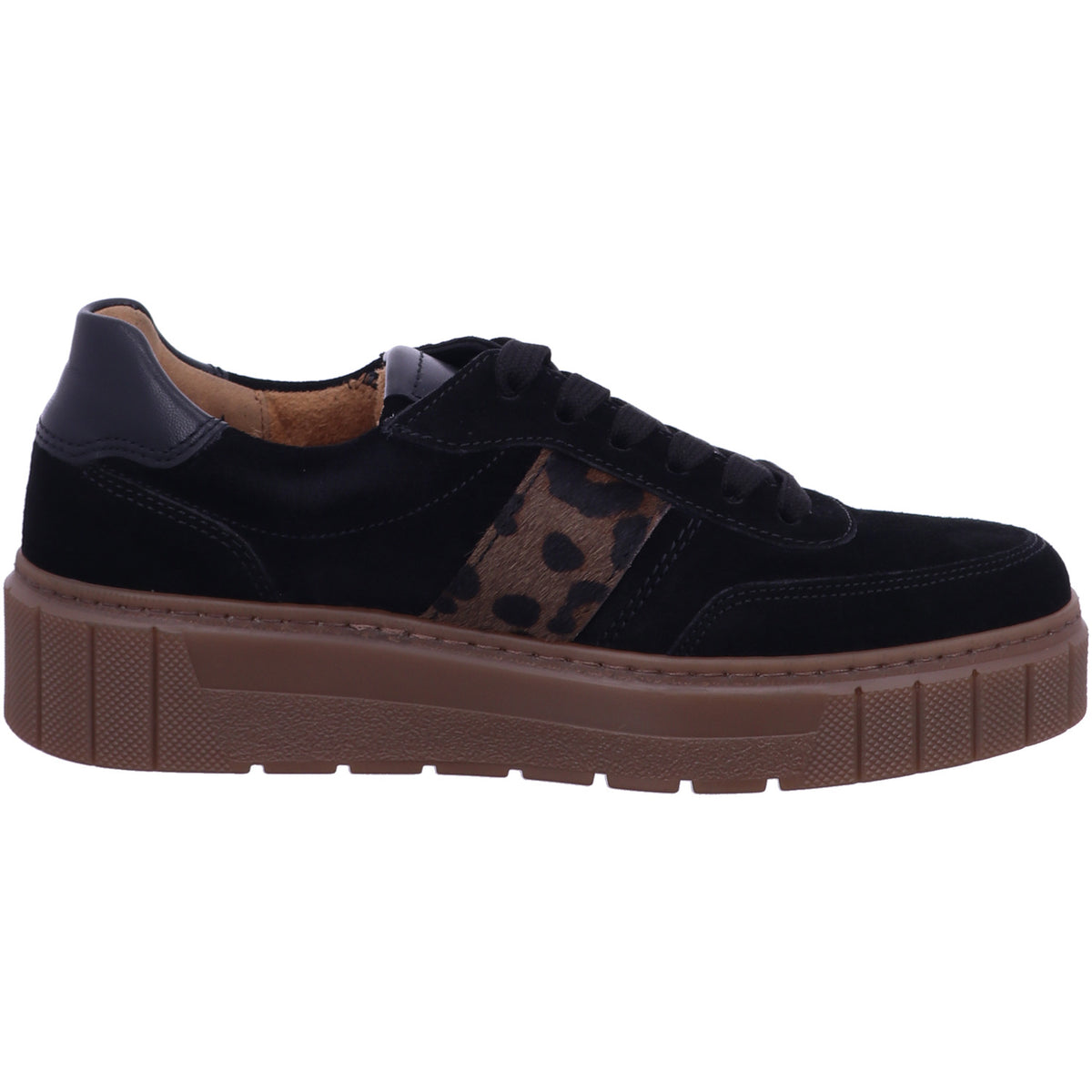 Gabor Schnürschuh 6017 02 Sneaker low H in black/sand