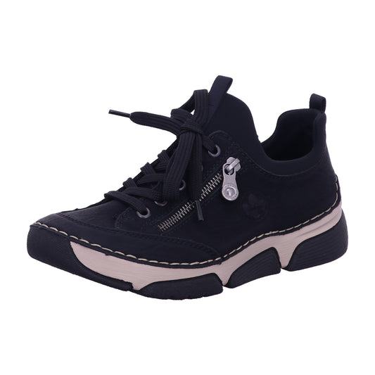 Rieker Schnürschuh 45973  in Schwarz
