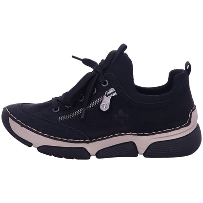 Rieker Schnürschuh 45973  in Schwarz