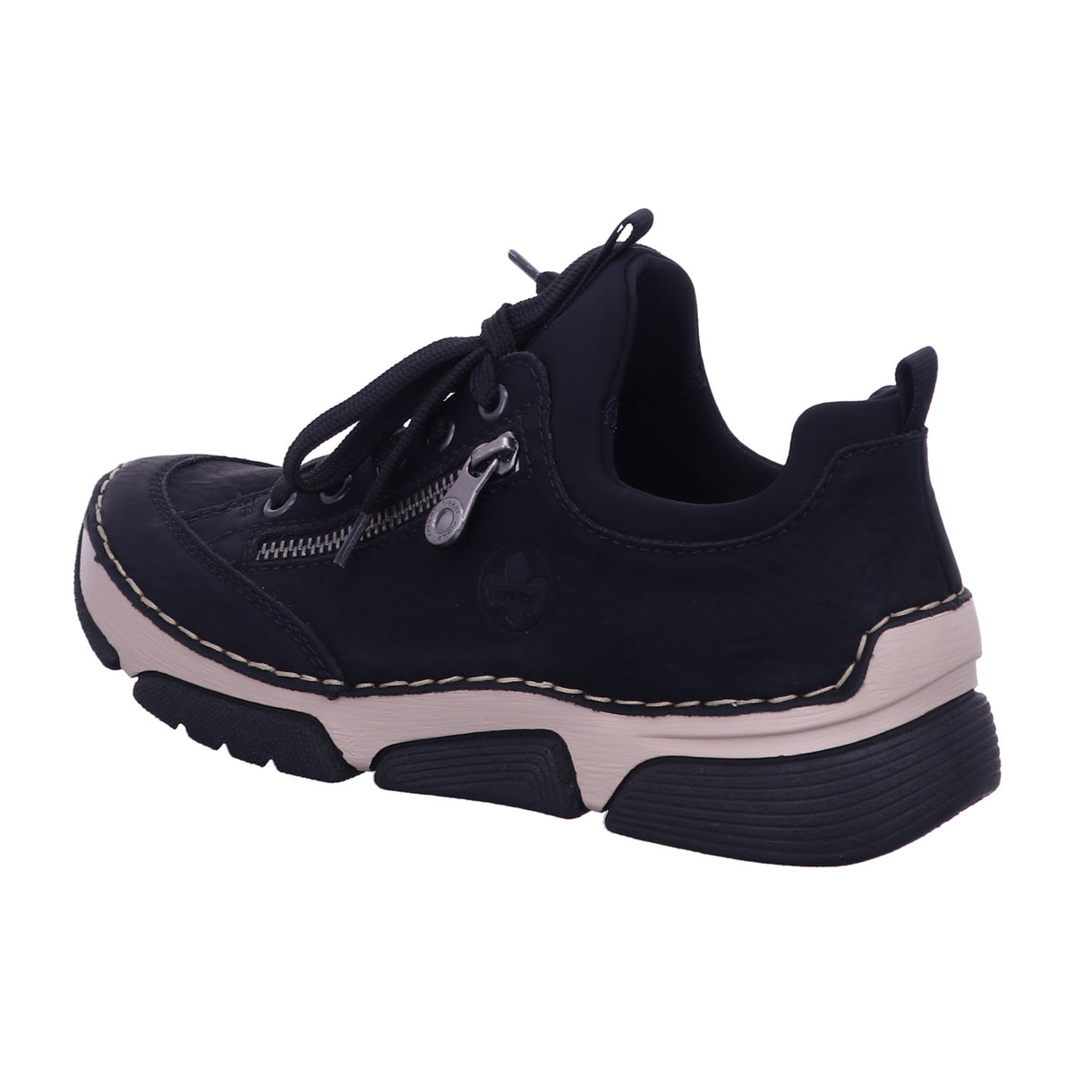 Rieker Schnürschuh 45973  in Schwarz