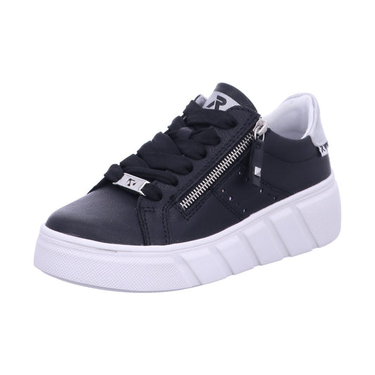 Rieker Schnürschuh W2605  in Schwarz