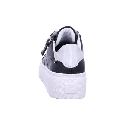 Rieker Schnürschuh W2605  in Schwarz