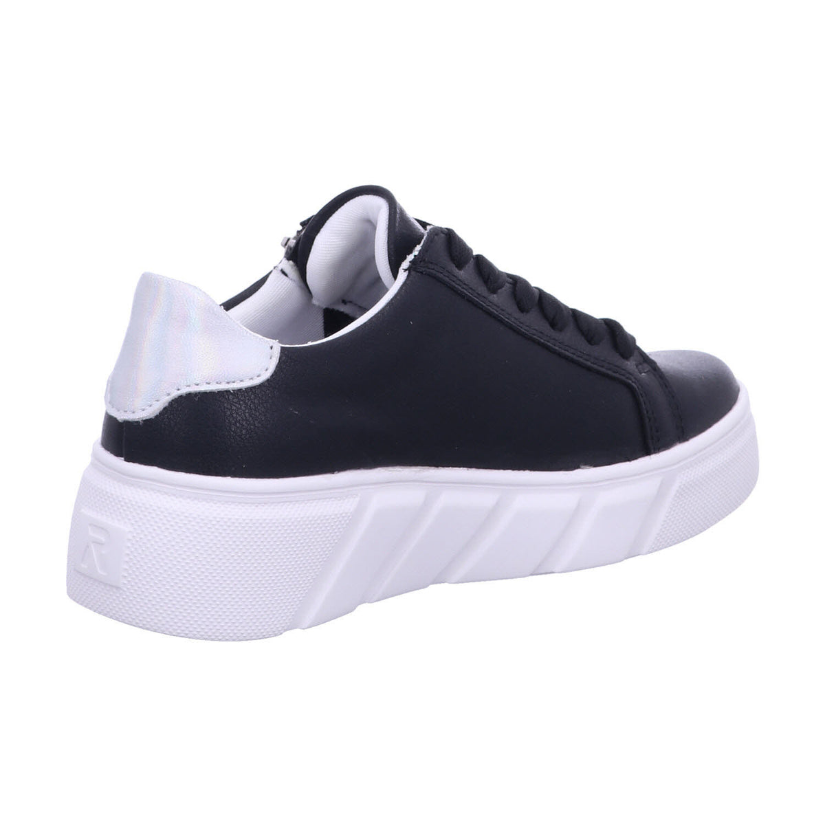 Rieker Schnürschuh W2605  in Schwarz