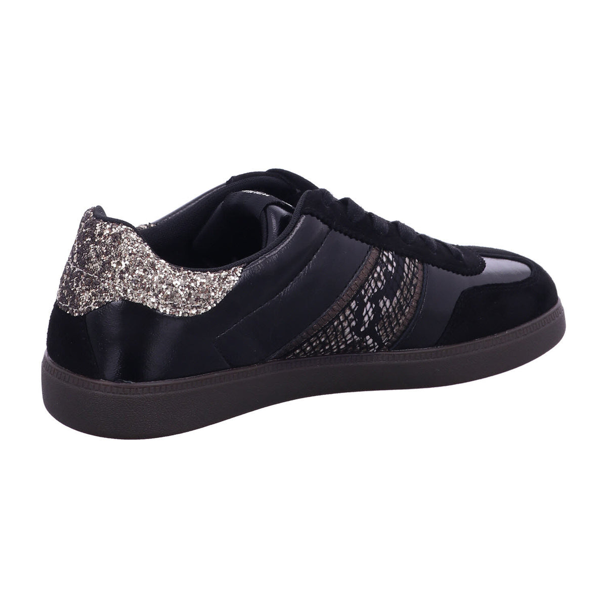 Tamaris Schnürschuh 1-23624-43  in Schwarz