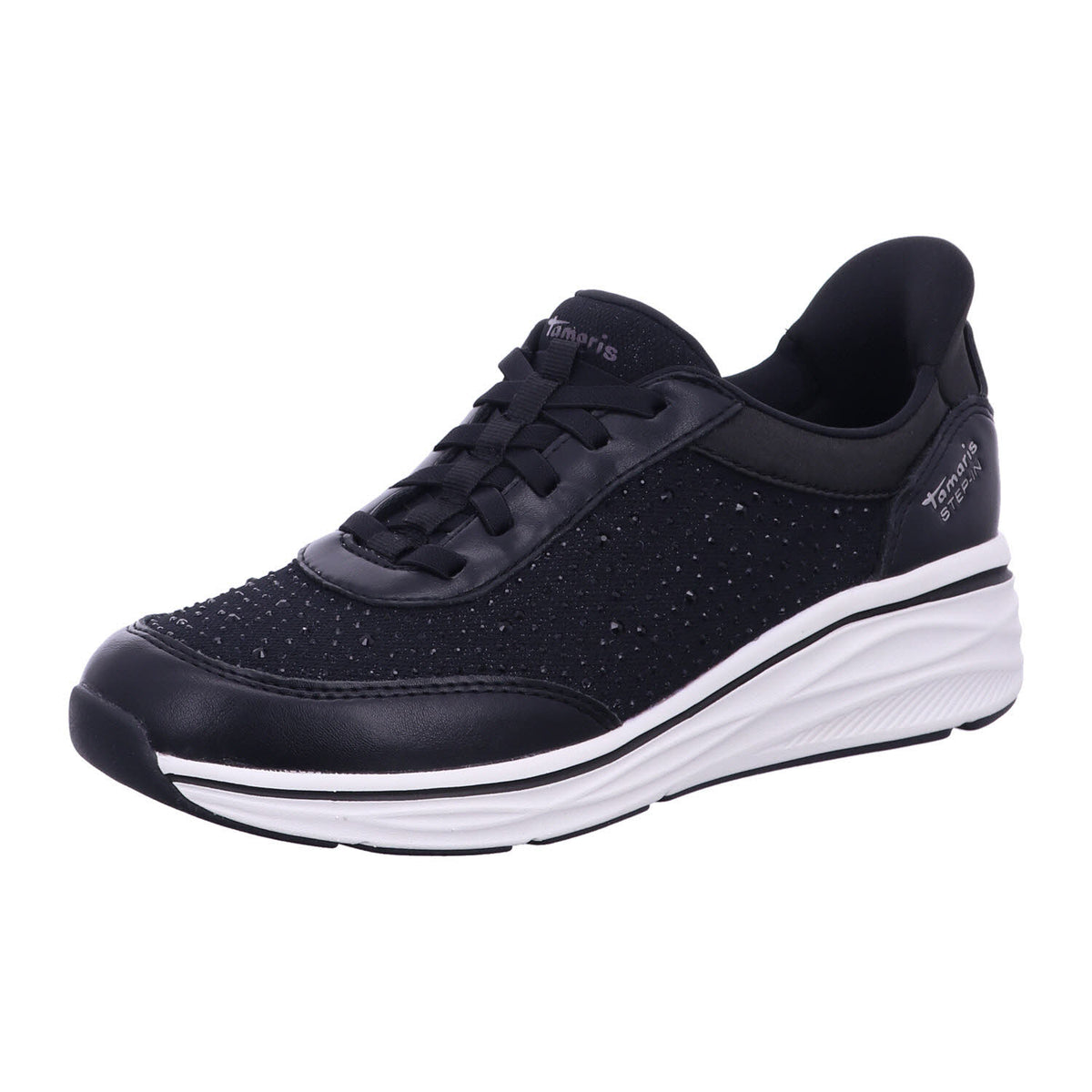 Tamaris Schnürschuh 1-23779-45  in Schwarz