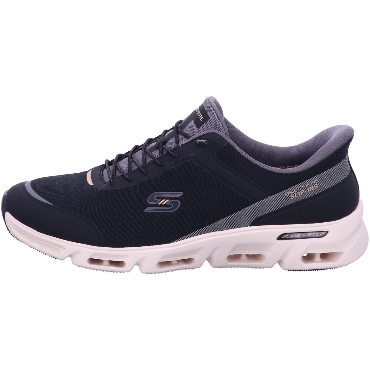 Skechers Schnürschuh 104616 GLIDE-STEP GRATIFY - EVERYDAY BLISS in Schwarz