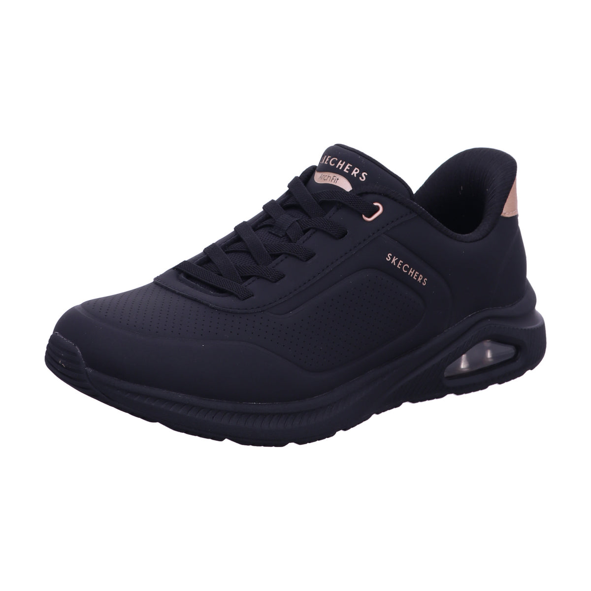 Skechers Schnürschuh 190177 ARCH FIT UNO - RELAXING ON AIR in Schwarz