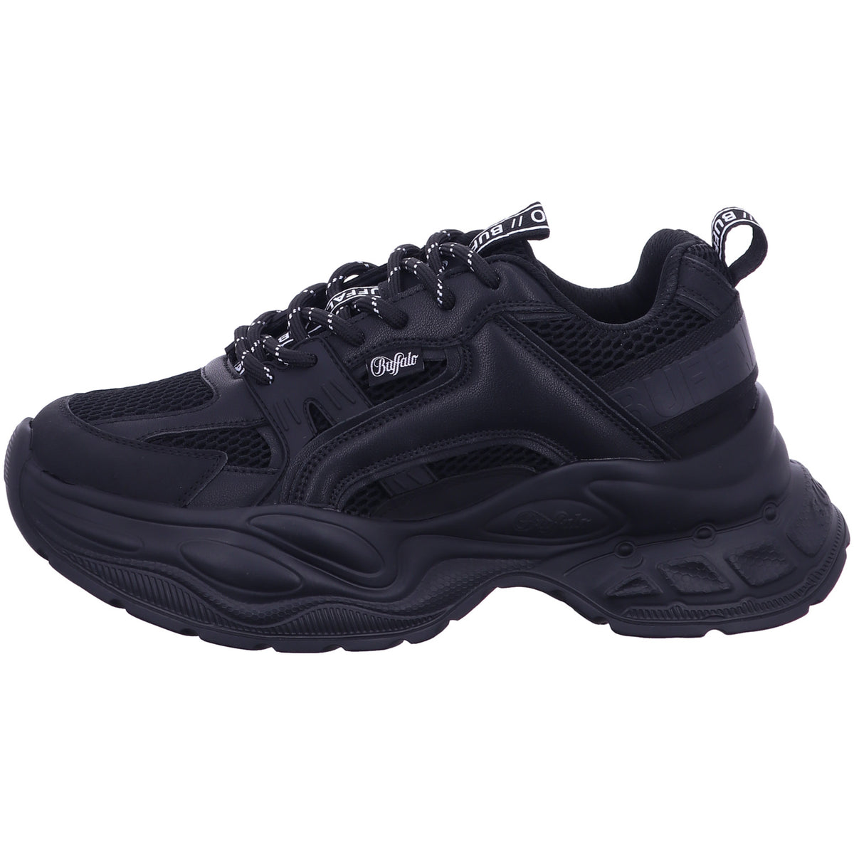 Buffalo Schnürschuh 1636486 YUNO in Schwarz