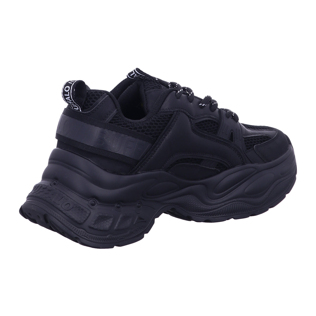 Buffalo Schnürschuh 1636486 YUNO in Schwarz