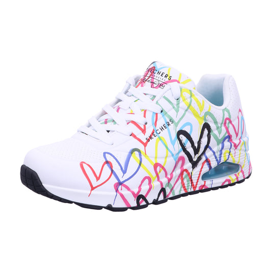 Skechers Schnürschuh 155507 UNO - SPREAD THE LOVE in Weiß