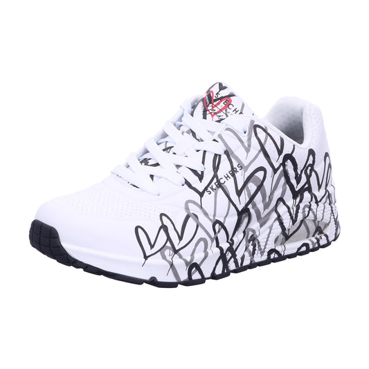 Skechers Schnürschuh 155507 UNO - SPREAD THE LOVE in Weiß