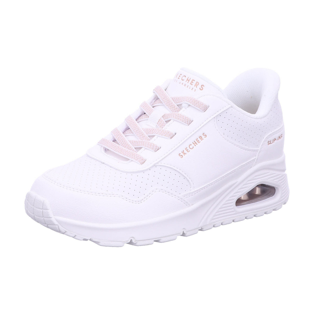 Skechers Schnürschuh 177118 UNO - BANKSIA LUXE in Weiß