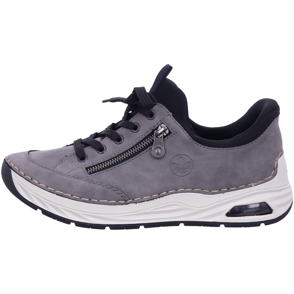 Rieker Schnürschuh 44567  in Grau
