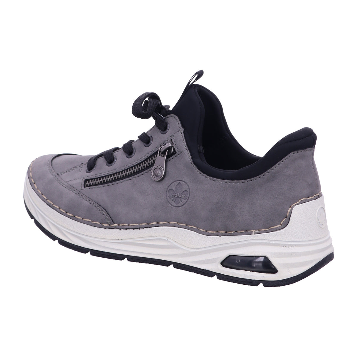 Rieker Schnürschuh 44567  in Grau