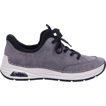 Rieker Schnürschuh 44567  in Grau