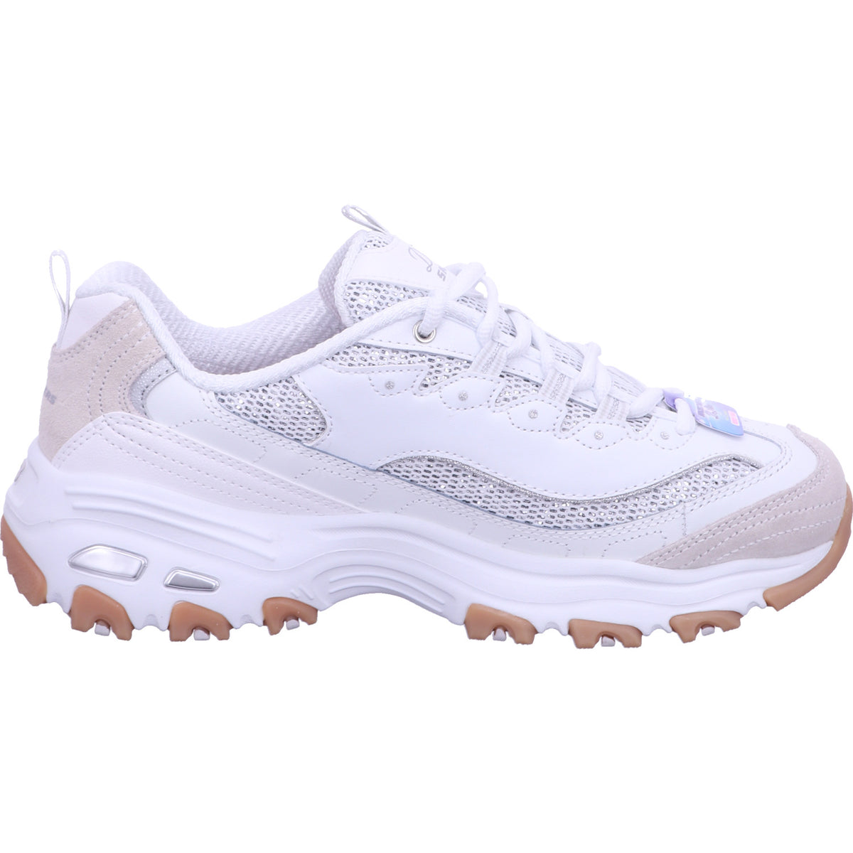 Skechers Schnürschuh 150724 D"LITES - STELLAR SHIMMER in Grau