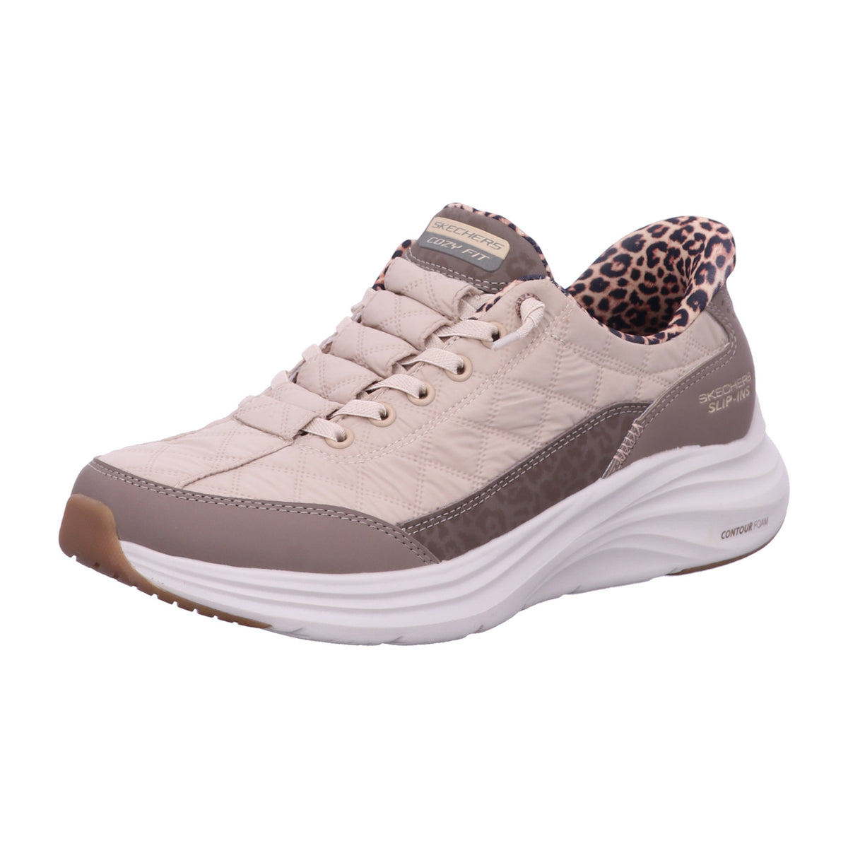 Skechers Schnürschuh 150419 CONTOUR FOAM - LEOPARD DREAM in Braun