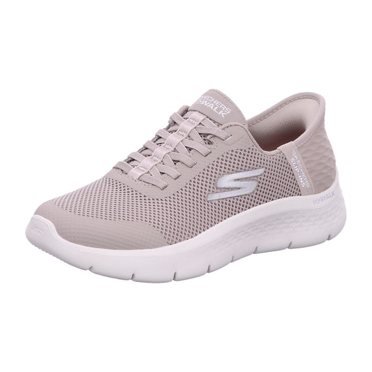 Skechers Schnürschuh 124836 GO WALK FLEX - GRAND ENTRY in Beige
