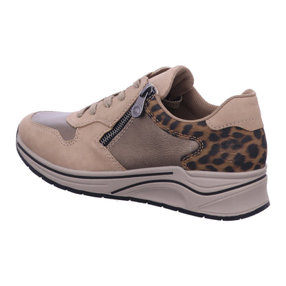 Rieker Schnürschuh N9503  in Beige