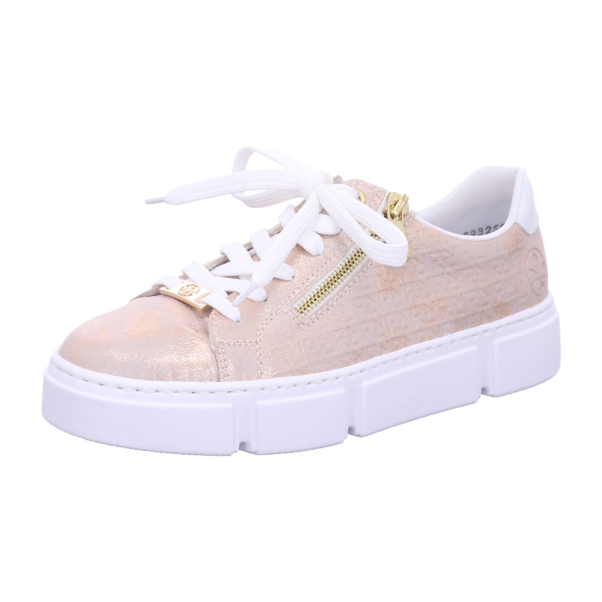 Rieker Schnürschuh N5917  in Beige