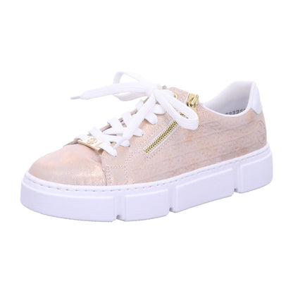Rieker Schnürschuh N5917  in Beige