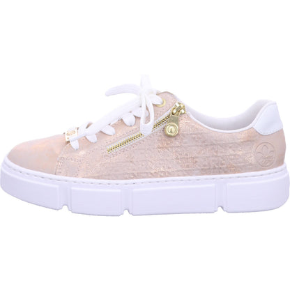 Rieker Schnürschuh N5917  in Beige