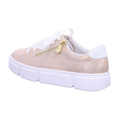 Rieker Schnürschuh N5917  in Beige