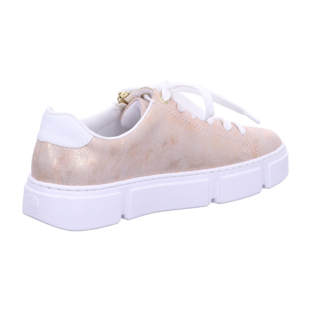 Rieker Schnürschuh N5917  in Beige
