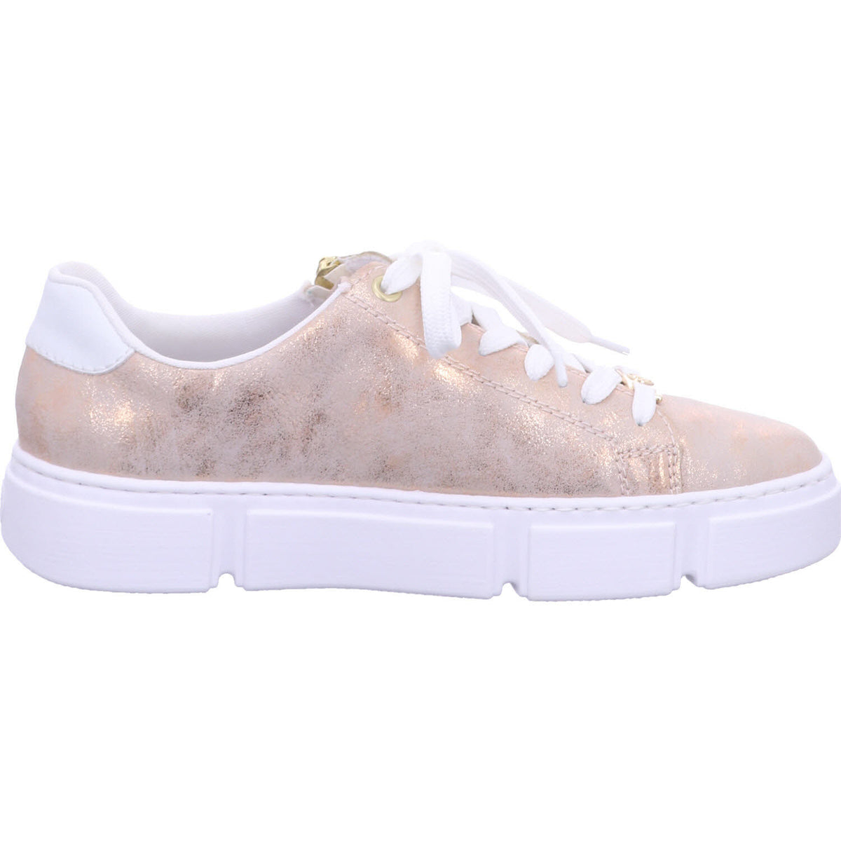 Rieker Schnürschuh N5917  in Beige