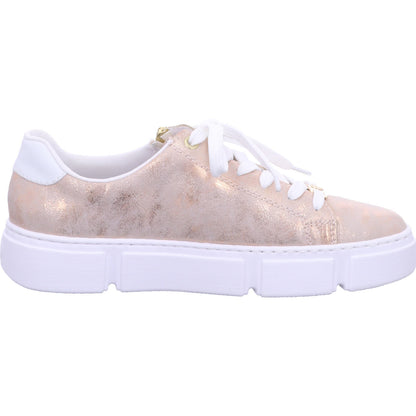 Rieker Schnürschuh N5917  in Beige