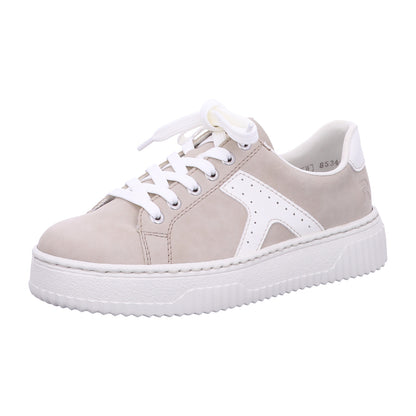 Rieker Schnürschuh N9920  in Beige