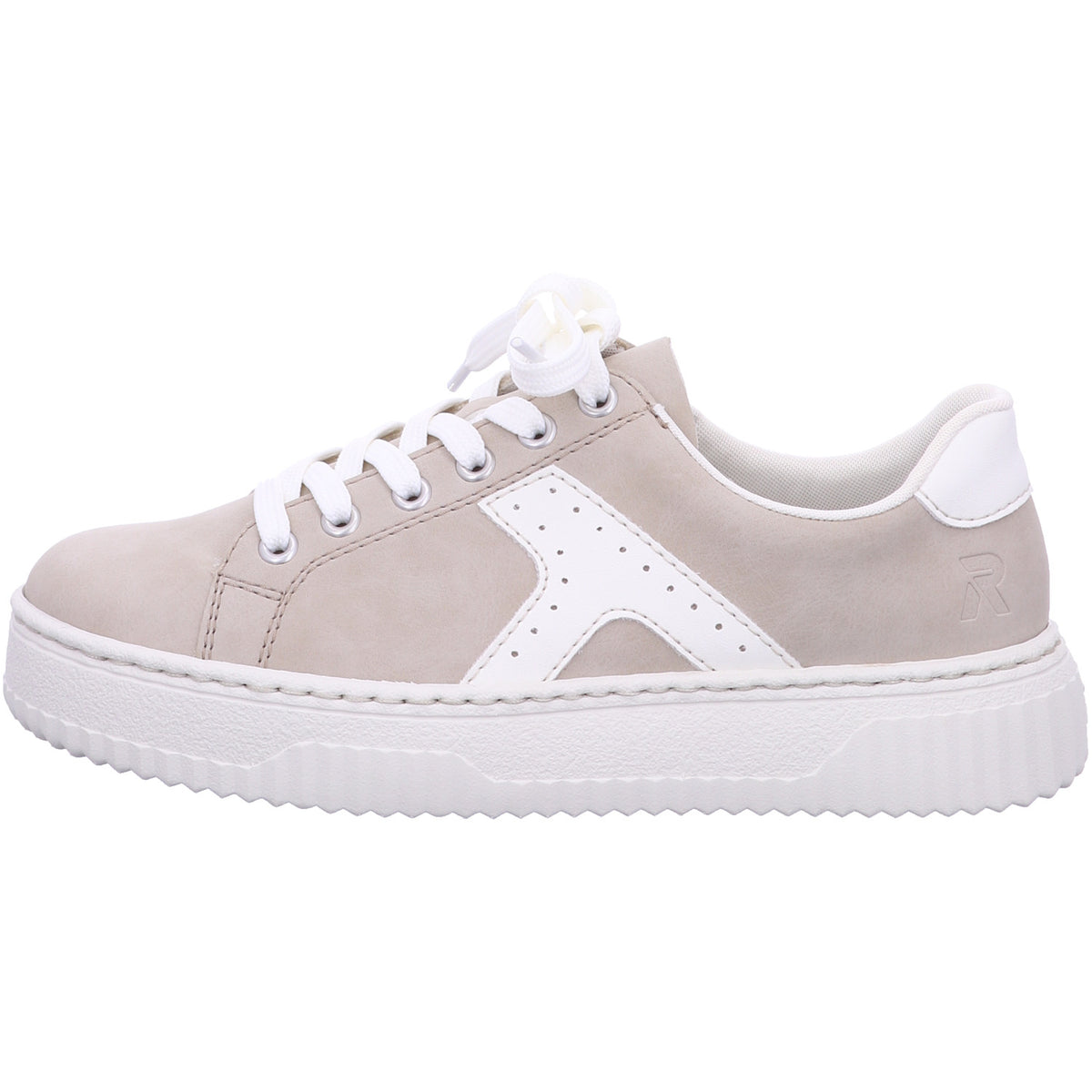 Rieker Schnürschuh N9920  in Beige