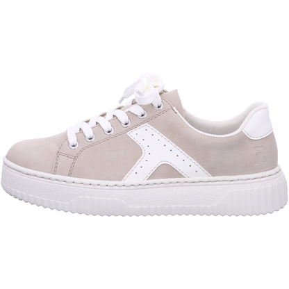 Rieker Schnürschuh N9920  in Beige