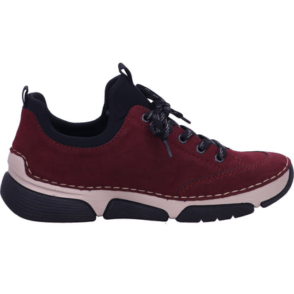 Rieker Schnürschuh 45973  in Rot