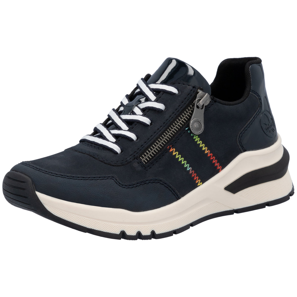 Rieker Schnürschuh M6601  in Blau