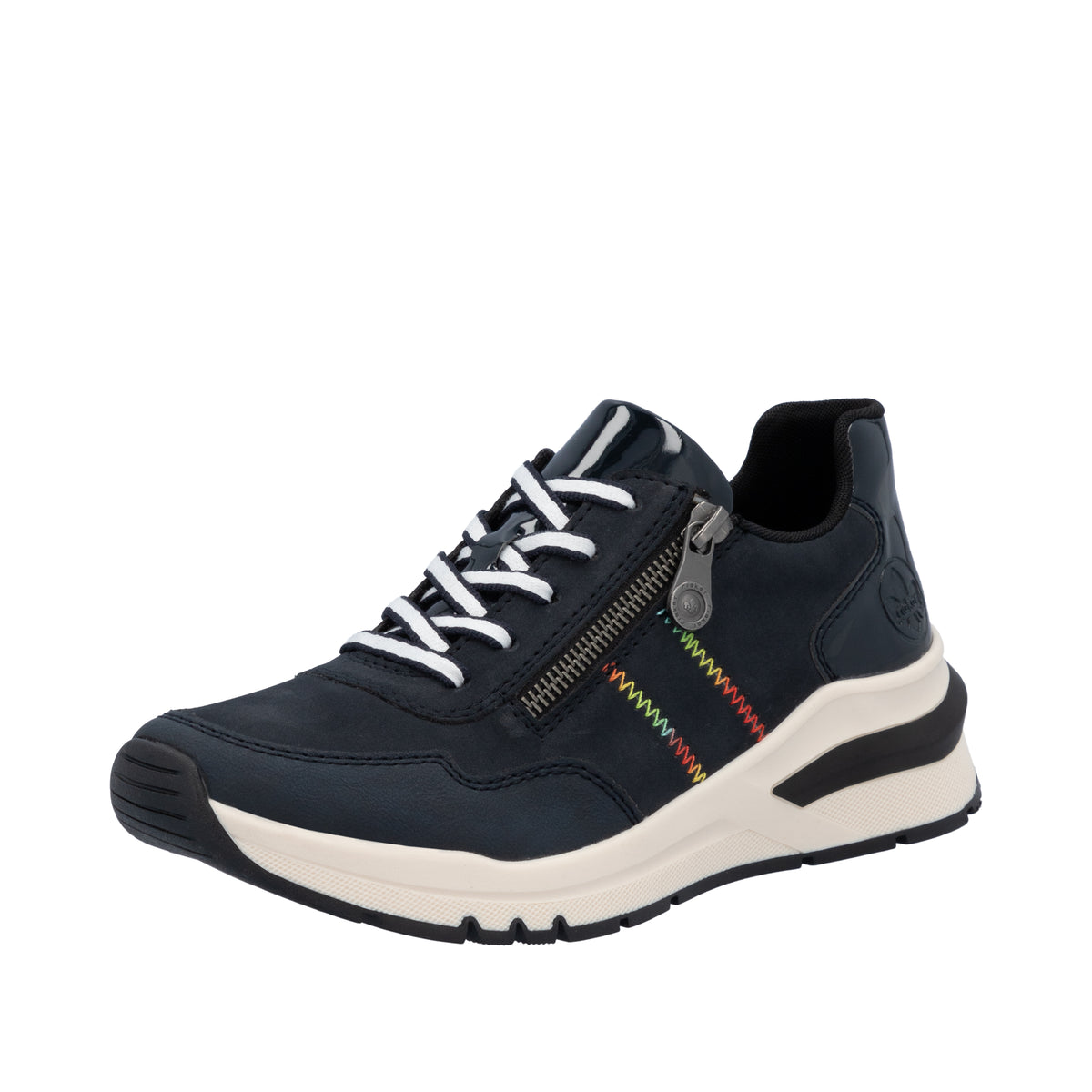 Rieker Schnürschuh M6601  in Blau