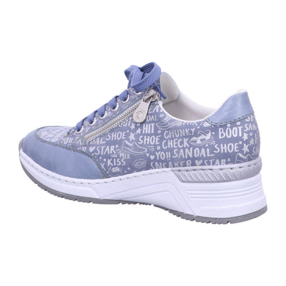 Rieker Schnürschuh N4316  in Blau