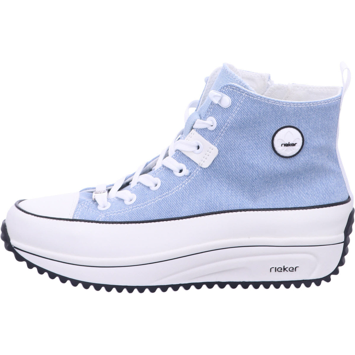 Rieker Schnürschuh 90010  in Blau