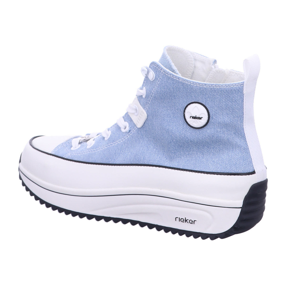 Rieker Schnürschuh 90010  in Blau