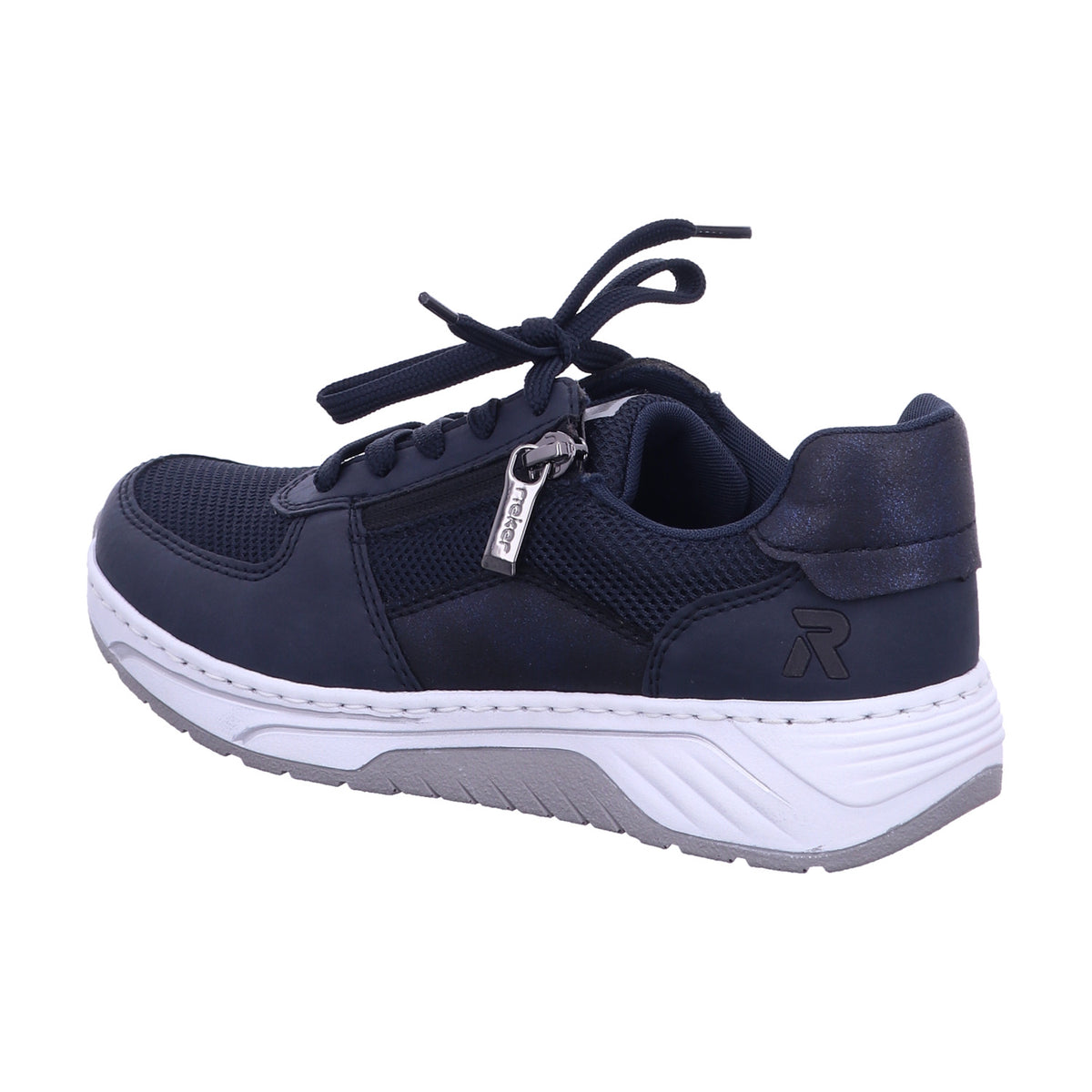 Rieker Schnürschuh 53101  in Blau