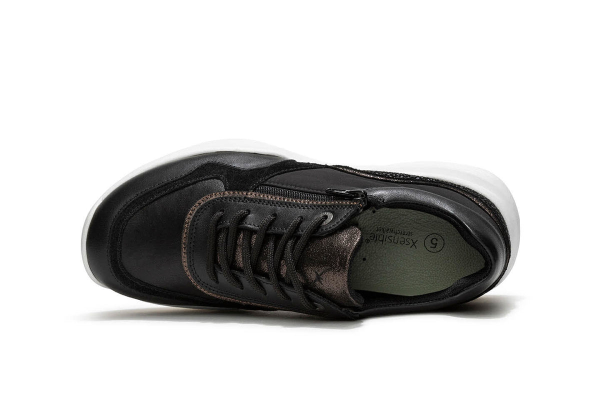 Xsensible Schnürschuh 30085.3 SWX11 in Schwarz