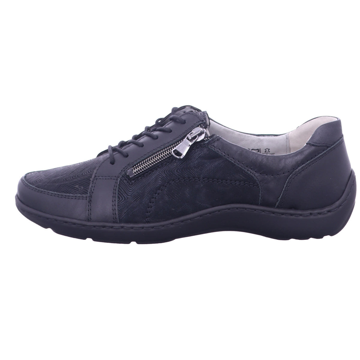 Waldläufer Schnürschuh 957H02 500 H-April in Schwarz