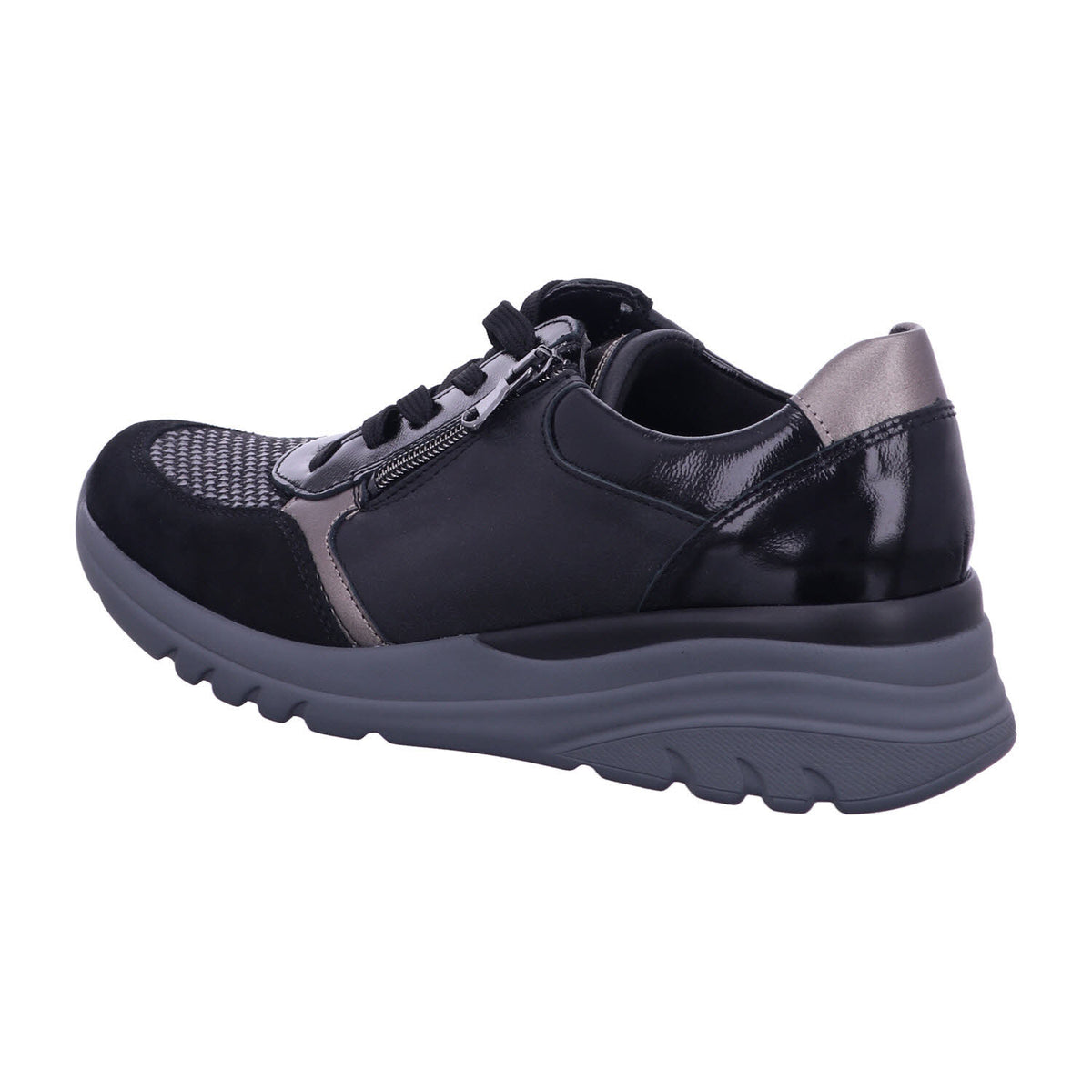 Waldläufer Schnürschuh 927H02 701 H-Carla in Schwarz