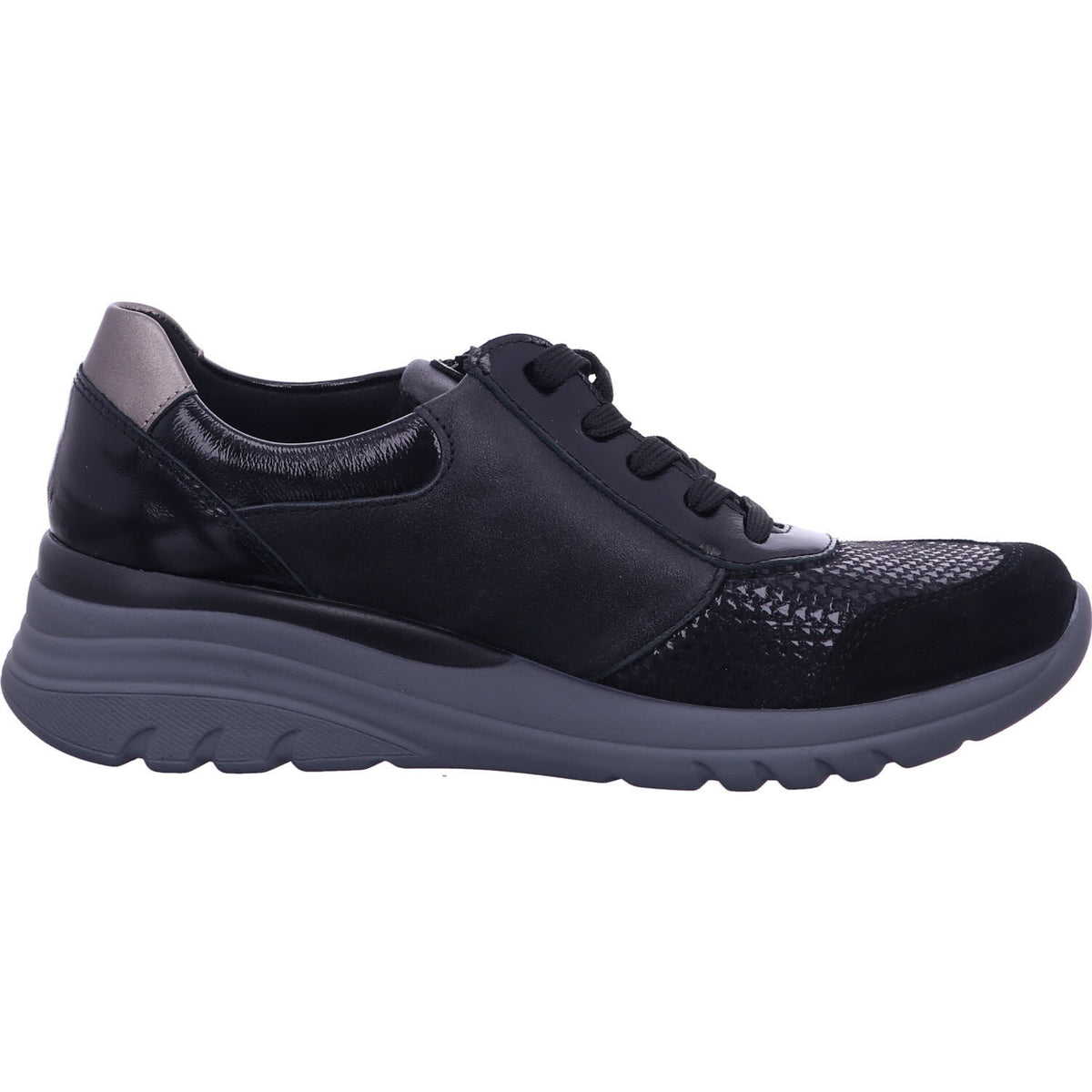 Waldläufer Schnürschuh 927H02 701 H-Carla in Schwarz