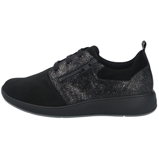Solidus Schnürschuh 65504 Kalea SUEDE STR/CIGNO/SUEDE schwarz in SUEDE STR/CIGNO/SUED