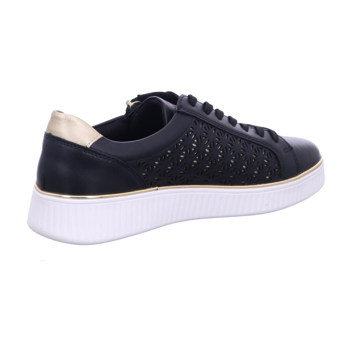 Remonte Schnürschuh D2E03  in Schwarz