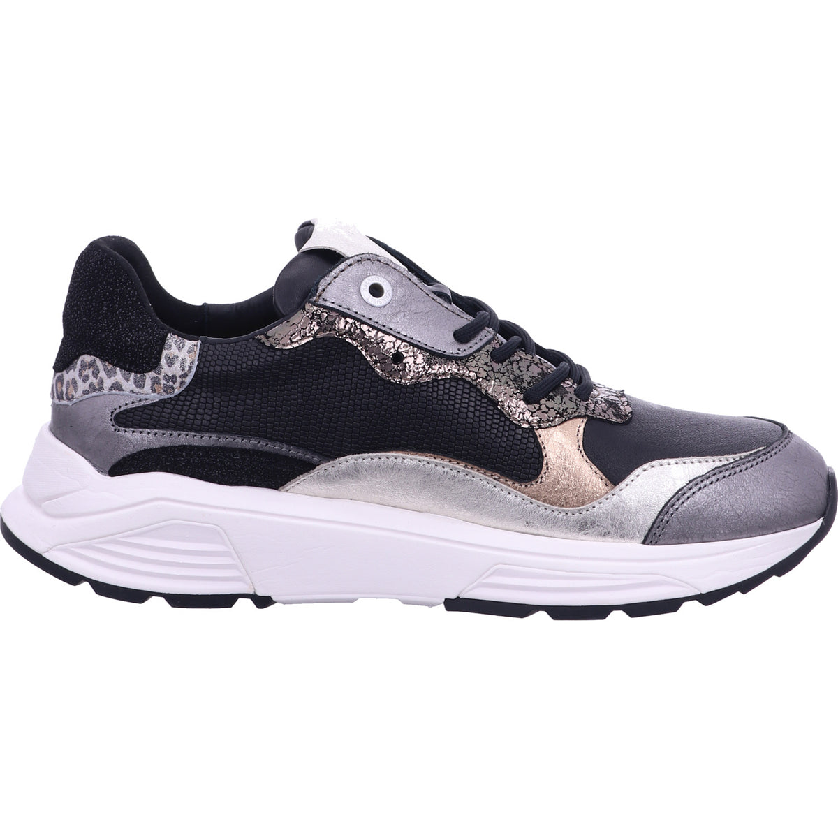Xsensible Schnürschuh 33011.3 Rainbow in Schwarz