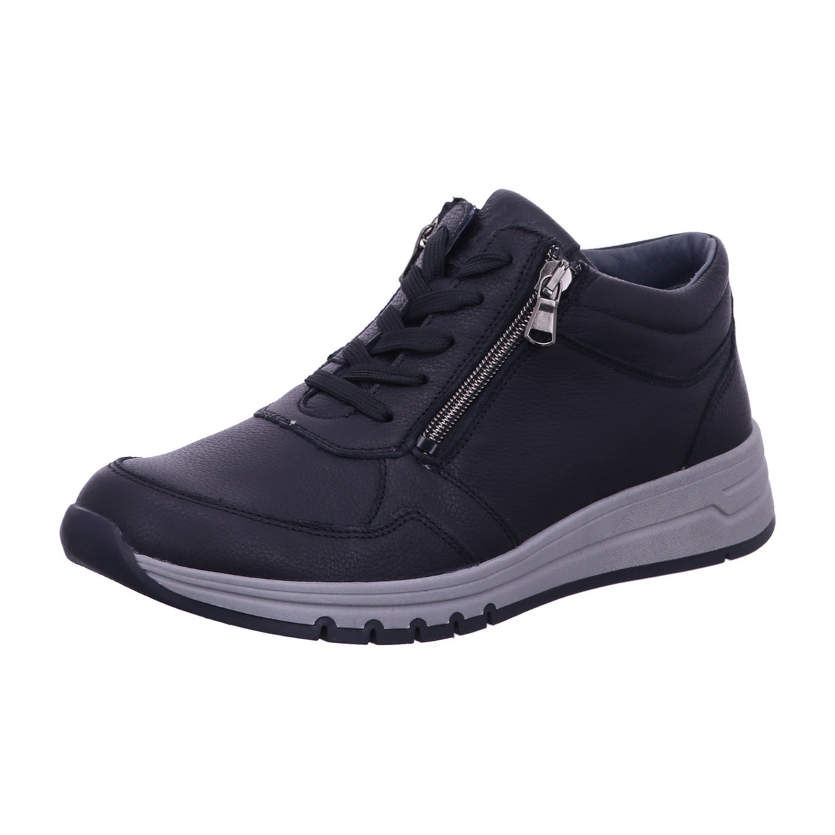 Waldläufer Schnürschuh 957702 H-April in Schwarz